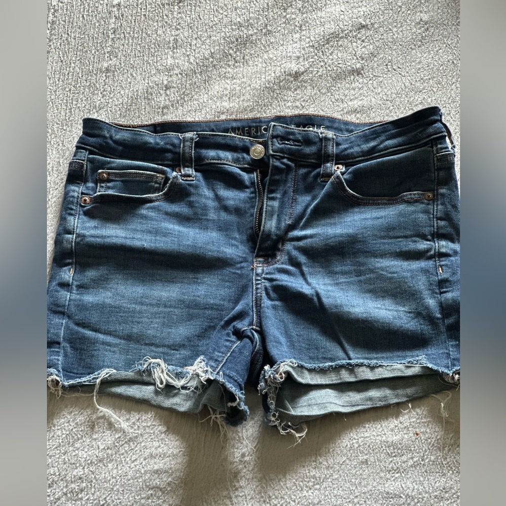 American Eagle Outfitters Dark Blue Jean Shorts